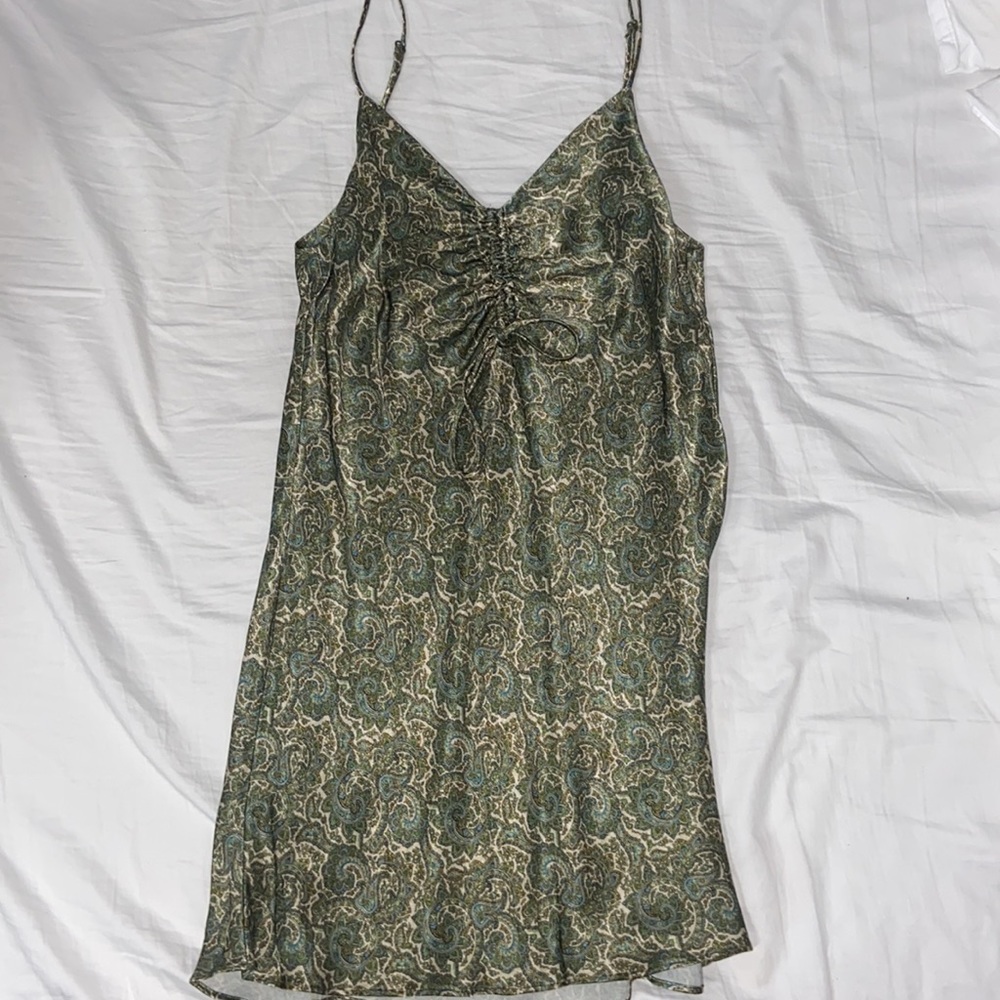 ZARA PRINTED MINI DRESS